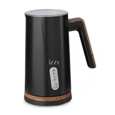 Izzy IZ-6201 224136 Συσκευή για Κρύο & Ζεστό Αφρόγαλα Αντικολλητική 300ml Μαύρο